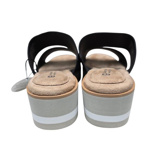 Giani Bernini Platform Sandals Slides Womens 9 Comfort Quiet Luxury Coastal NEW - Picture 6 of 12